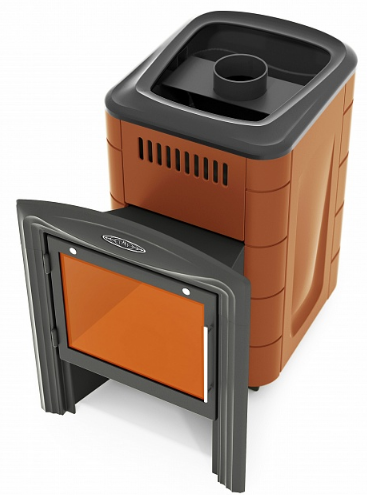 Печь для бани Термофор Компакт 2017 Inox Витра терракота - 0min