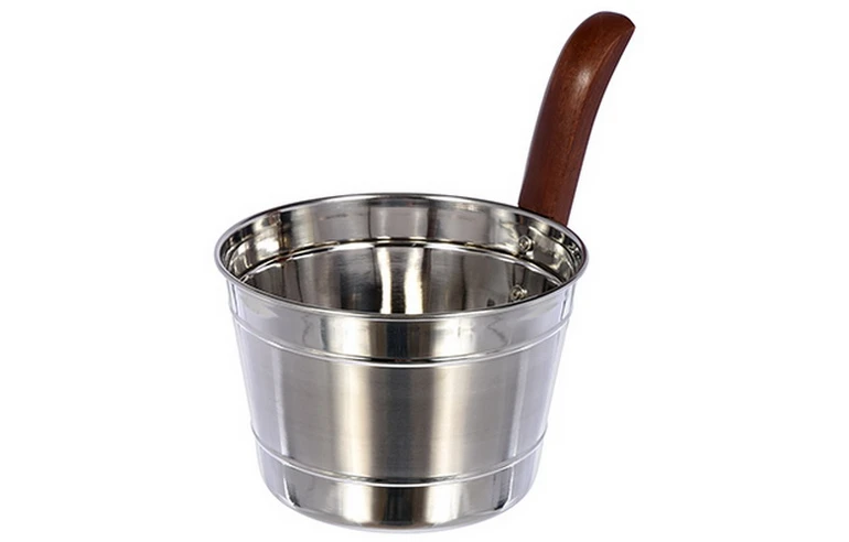 Бадья из нержавеющей стали 4л Банные штучки