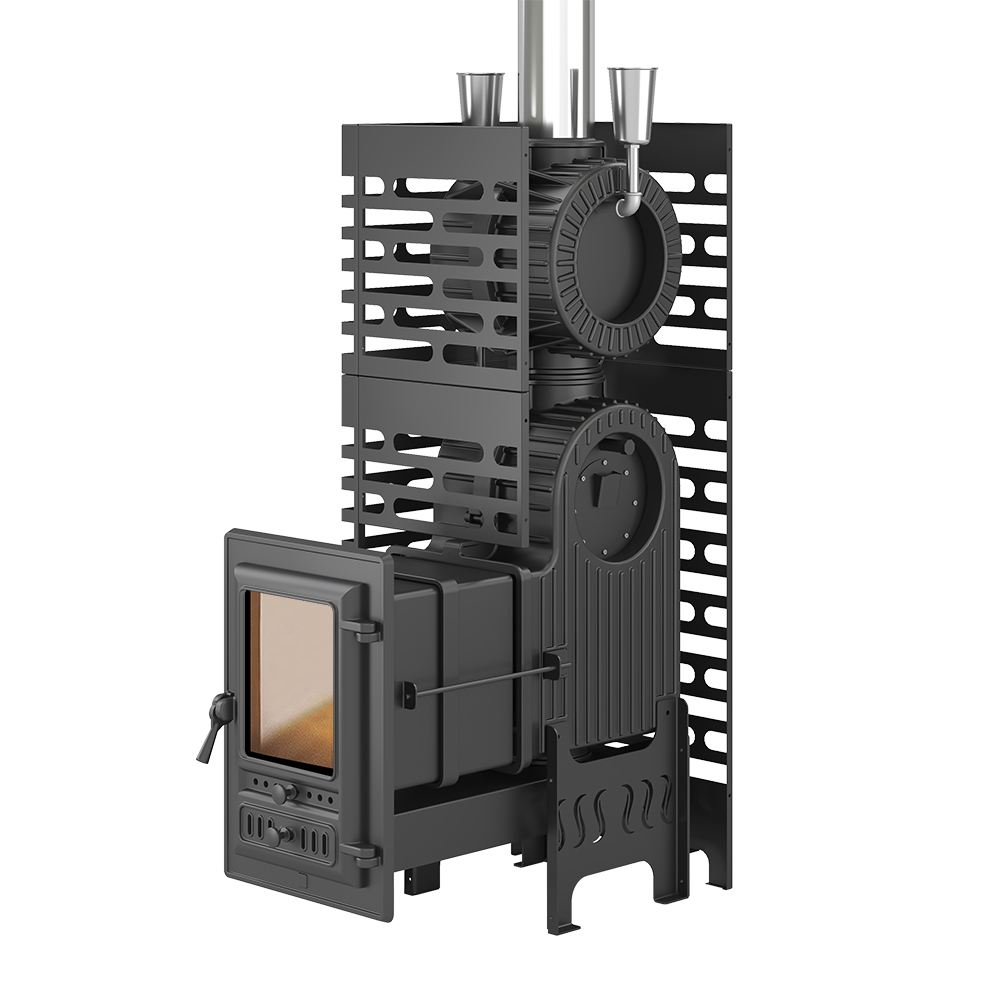 Печь для бани ASTON «Шторм 26 Турбопар» Long (350) - 2min