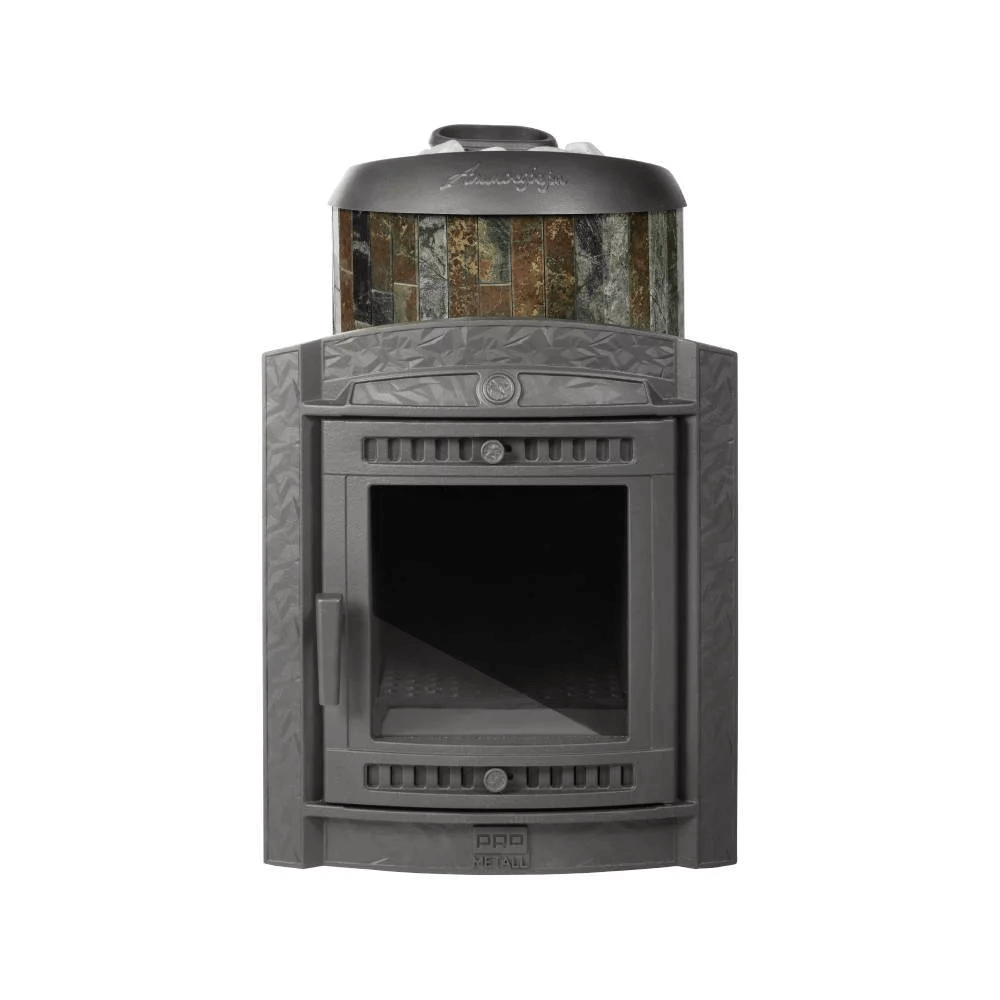 Печь банная "Атмосфера L КТТ" в ламелях "Жадеит" наборный рисунок - 0min