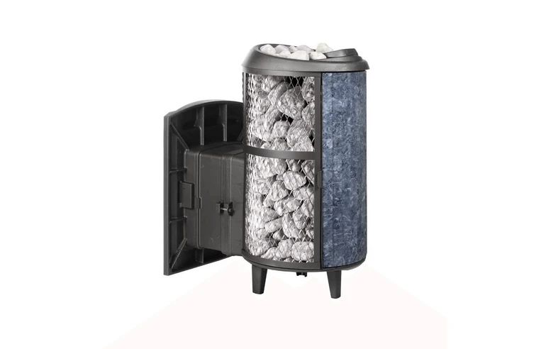 Печь банная "Атмосфера L" комбинированная сетка-ламель "Талькохлорит"