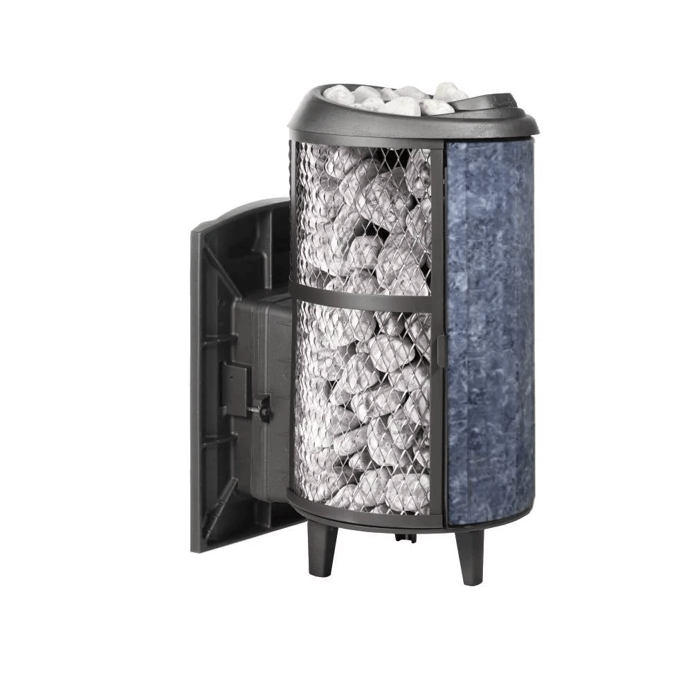 Печь банная "Атмосфера L КТТ" комбинированная сетка-ламель "Талькохлорит" - 0min