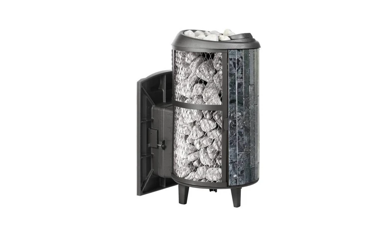 Печь банная "Атмосфера L КТТ" комбинированная сетка-ламель "Пироксенит"