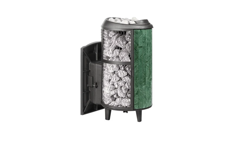 Печь банная "Атмосфера L КТТ" комбинированная сетка-ламель "Верде Гватемала"