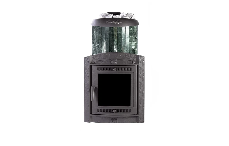 Печь банная "Атмосфера XL КТТ" в ламелях "Змеевик" наборный