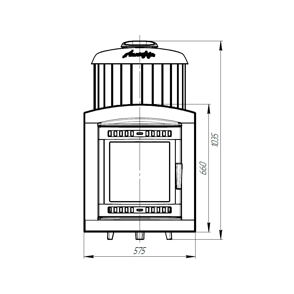 Печь банная "Атмосфера XL КТТ" в ламелях "Талькохлорит" наборный рисунок - 2min