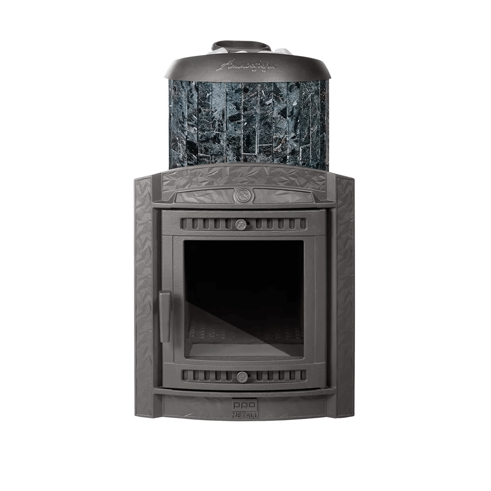 Печь банная "Атмосфера XL КТТ" в ламелях "Пироксенит" наборный рисунок - 0min