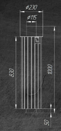 Дымоход-конвектор Ферингер "Талькохлорит" наборный - 7min