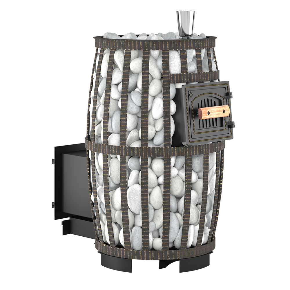 Печь для бани Везувий Легенда Русский пар ковка 30 (270) - 1min