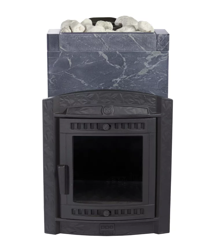 Печь банная "Атмосфера L" в облицовке "Талькохлорит" - 0min