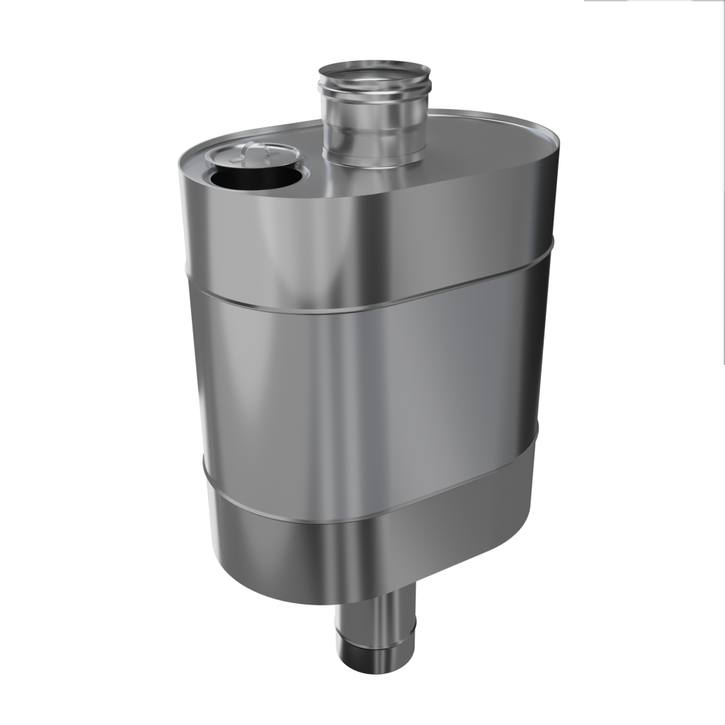 Бак Ferrum Комфорт эллиптический с трубой 60л - 0min