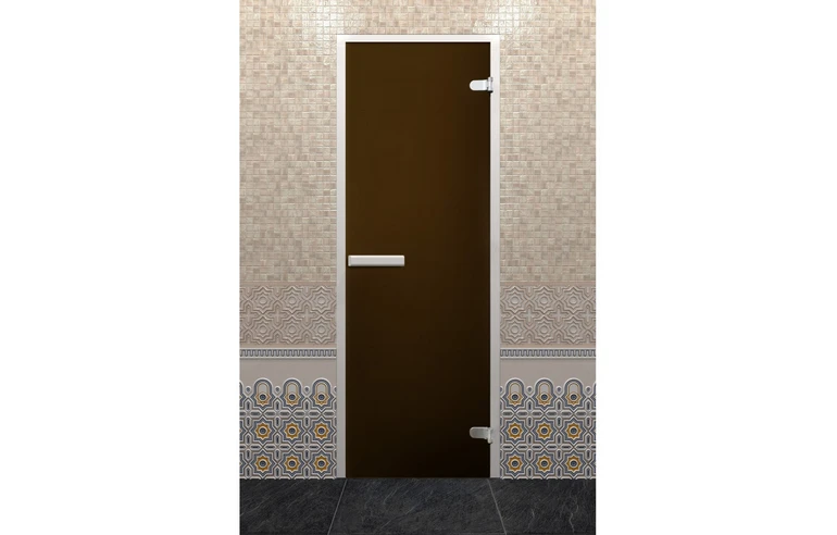 ДВЕРЬ Хамам Лайт Бронза матовая