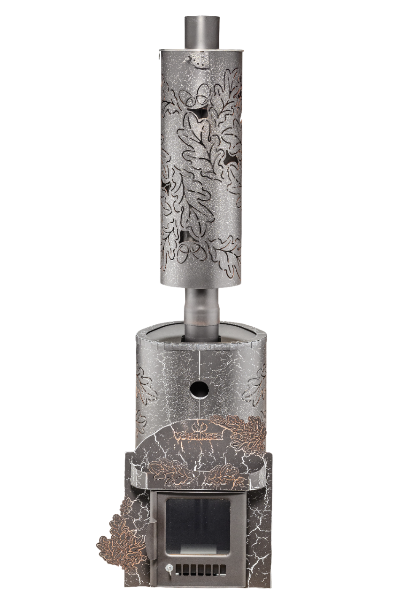 Печь для бани Ферингер Мини в кожухе Дуб - 4min