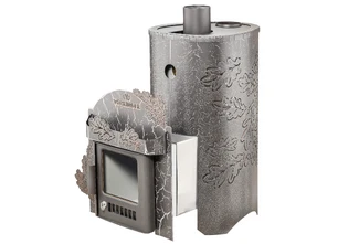 Печь для бани Ферингер Мини в кожухе Дуб