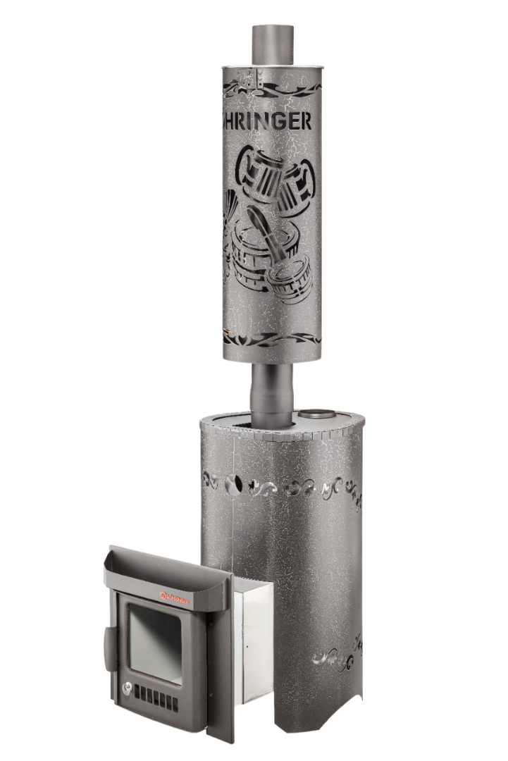 Печь для бани Ферингер Мини в кожухе Стандарт - 5min