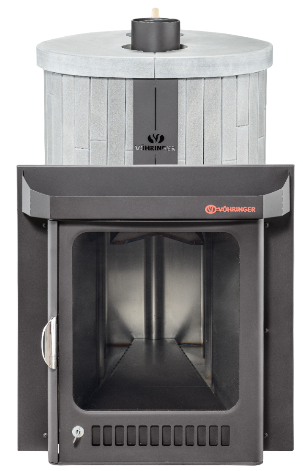 Печь для бани Ферингер Макси ПФ «Серый велюр» наборный - 1min