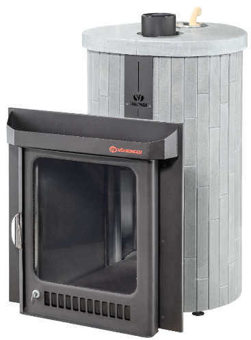 Печь для бани Ферингер Макси ПФ «Серый велюр» наборный - 0min