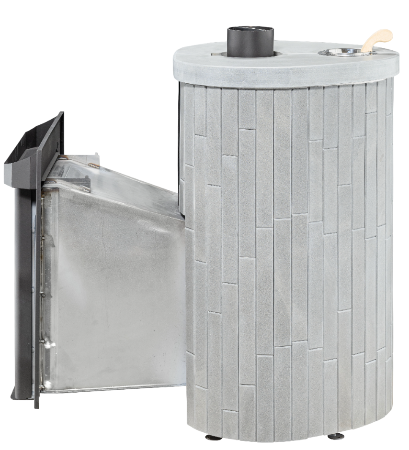 Печь для бани Ферингер Макси ПФ «Серый велюр» наборный - 2min