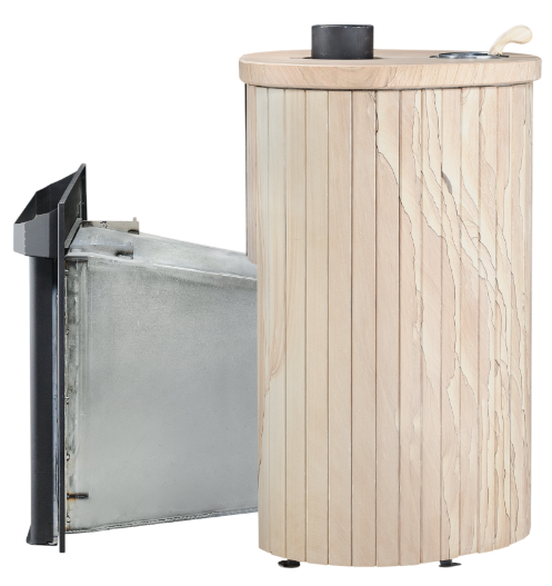 Печь для бани Ферингер Макси ПФ «Окаменевшее дерево» перенесенный рисунок - 2min