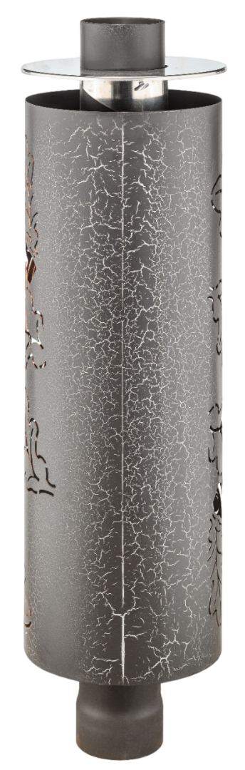 Дымоход-конвектор Ферингер в кожухе "Дуб" - 1min