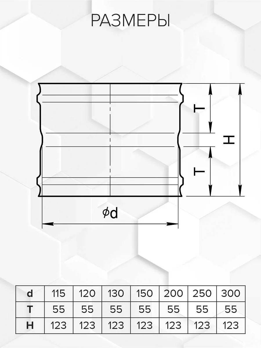 Craft HF адаптер котла ММ (316/0,8) Ф115 - 1min
