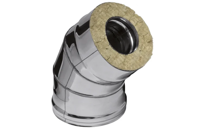 Ferrum Austenite HF сэндвич-колено 135&deg; (304/0,8мм + нерж.) Ф150х210