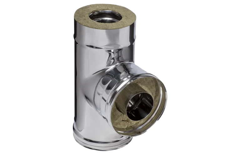 Ferrum Austenite HF сэндвич-тройник 90&deg; (304/0,8мм + нерж.) Ф150х210