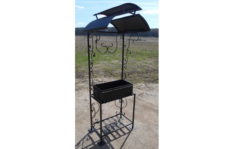 Кованый мангал "НОРТ-АТТИК", сталь 5 мм