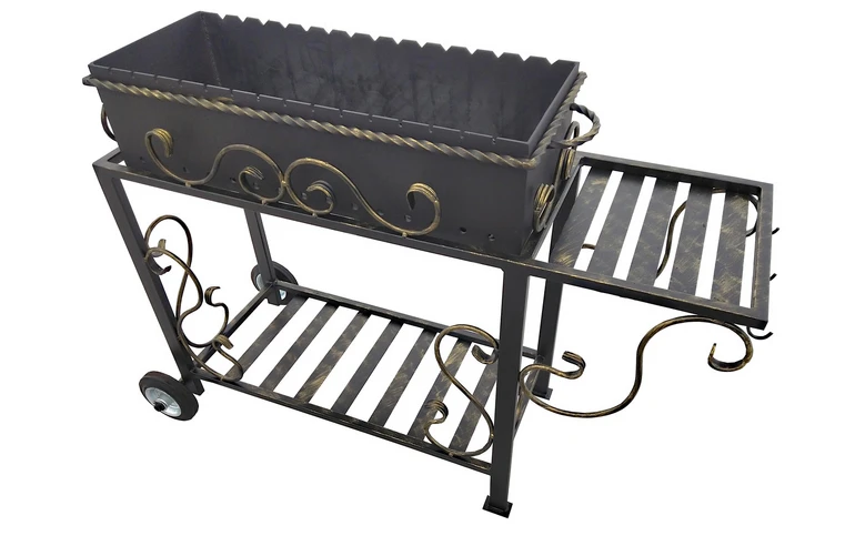 Кованый мангал НОРТ-3-80, сталь 5 мм