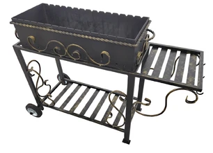 Кованый мангал НОРТ-3-80, сталь 5 мм