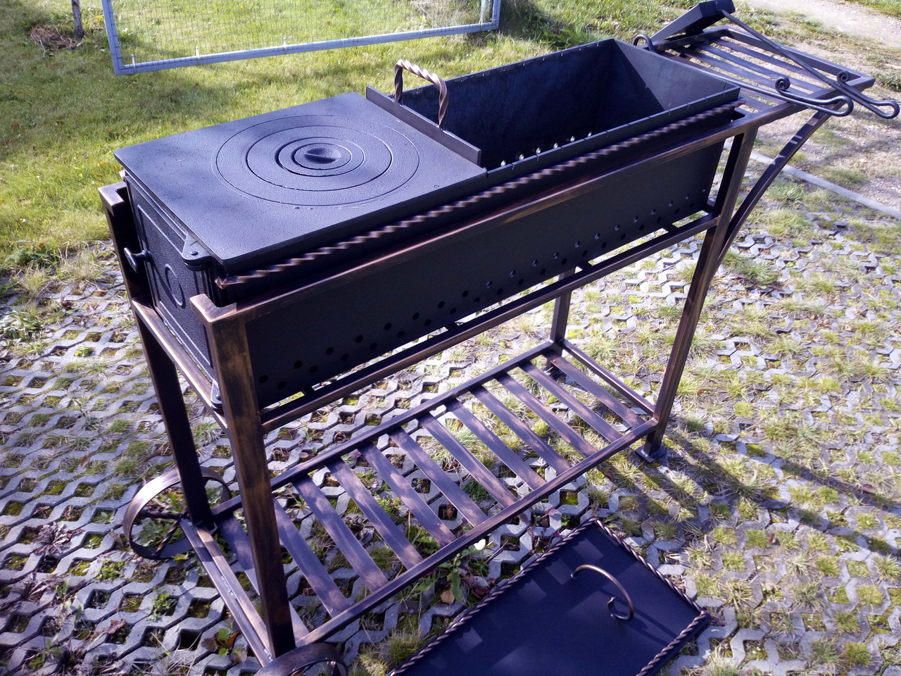 Мангал ПРОФИ-5 сталь 6 мм, длина 100 см - 0min