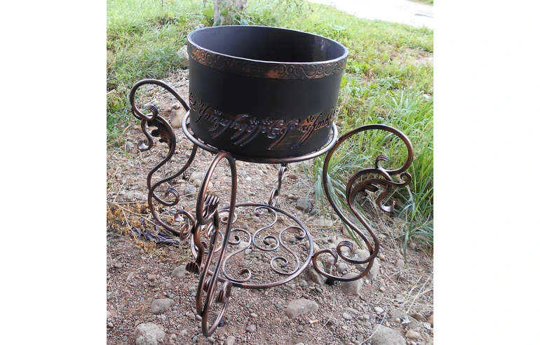 Мангал-Кострище ВЛАСТЕЛИН КОЛЕЦ-3 дно 10 мм, стенки 5 мм