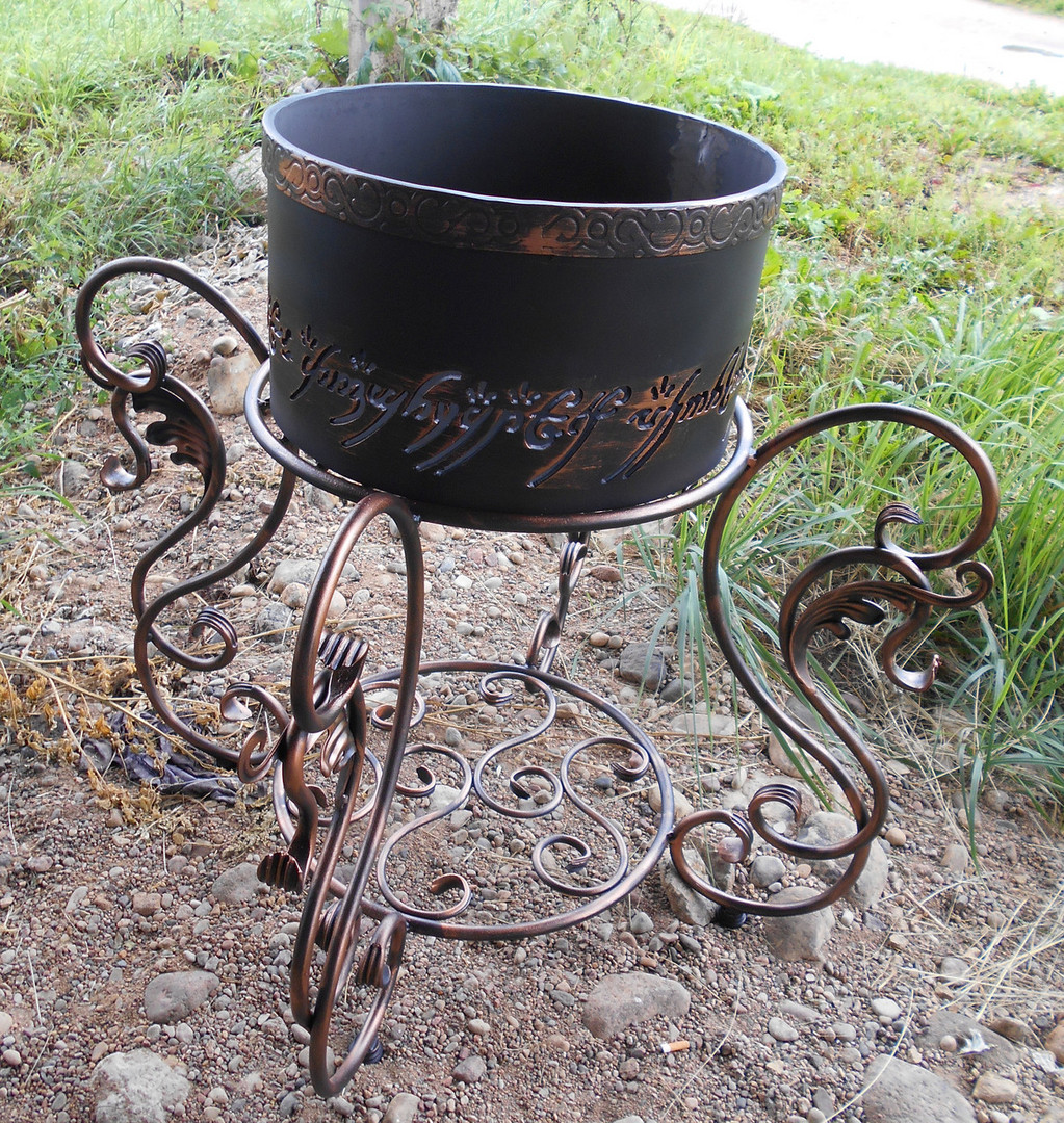 Мангал-Кострище ВЛАСТЕЛИН КОЛЕЦ-3 дно 10 мм, стенки 5 мм - 0min