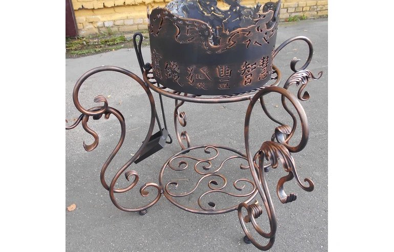 Мангал-Кострище ДРАКОН дно 10 мм, стенки 5 мм