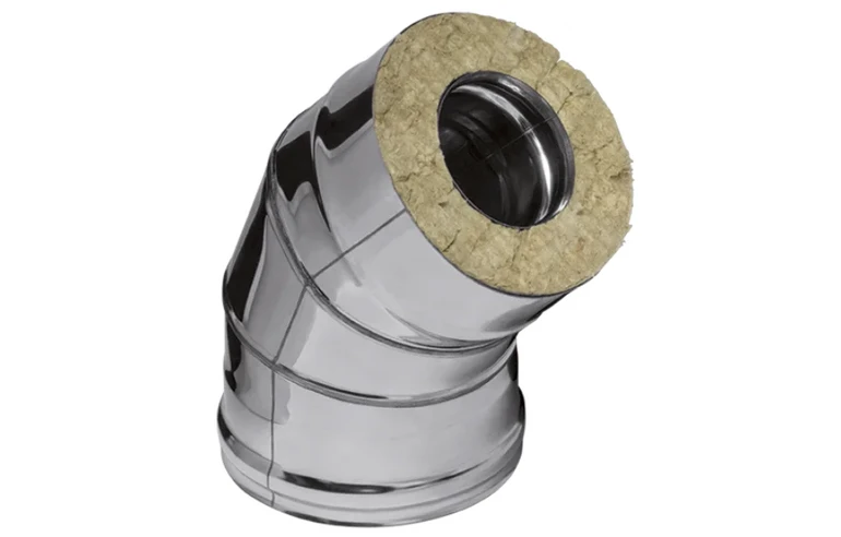 Ferrum HF сэндвич-колено 135&deg; (430/0,8мм + нерж.) Ф115х200