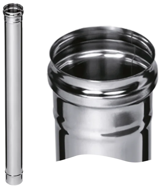 Ferrum HF дымоход 1,0 м (430/0,8мм) Ф130 - 0min