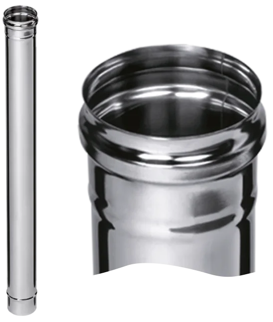 Ferrum HF дымоход 1,0 м (430/0,8мм) Ф180 - 0min