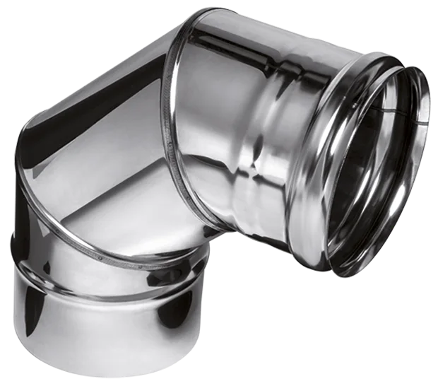 Ferrum HF колено угол 90° (430/0,8мм) Ф200 - 0min